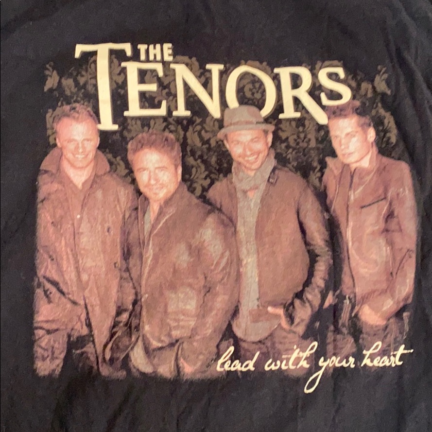 The Tenors 2013 Lead With Your Heart Tour Shirt M